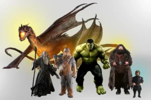 Famous Characters and their Heights