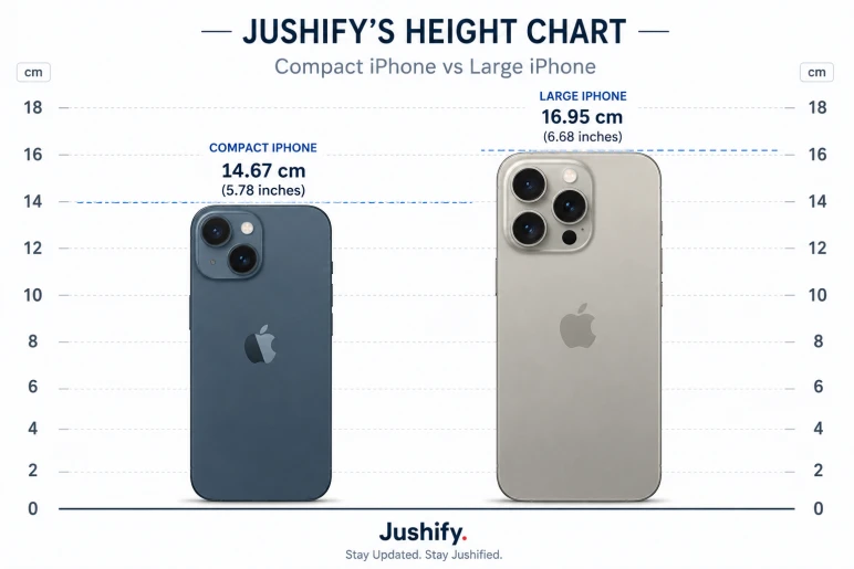 iPhone Size Comparison: compact vs large