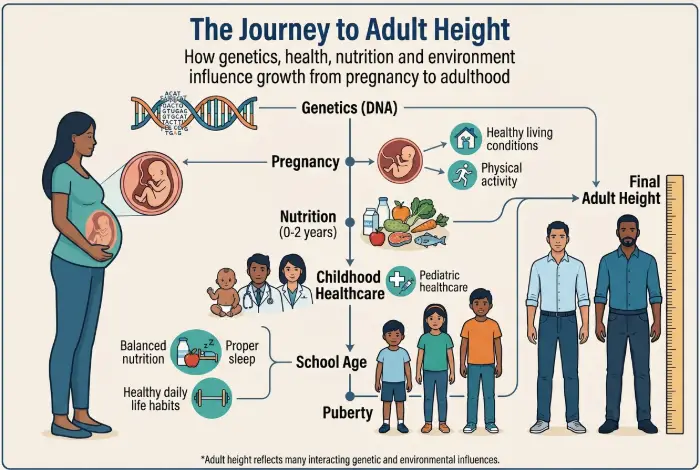 The Journey to Adult Height